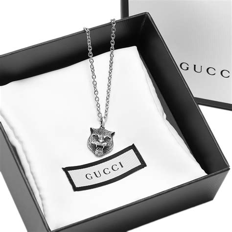 gucci feline pendant|Gucci Livermore Outlet.